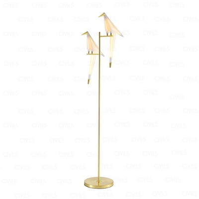 mooi perch bird floor lamp