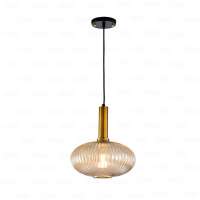 colorful glass pendant light